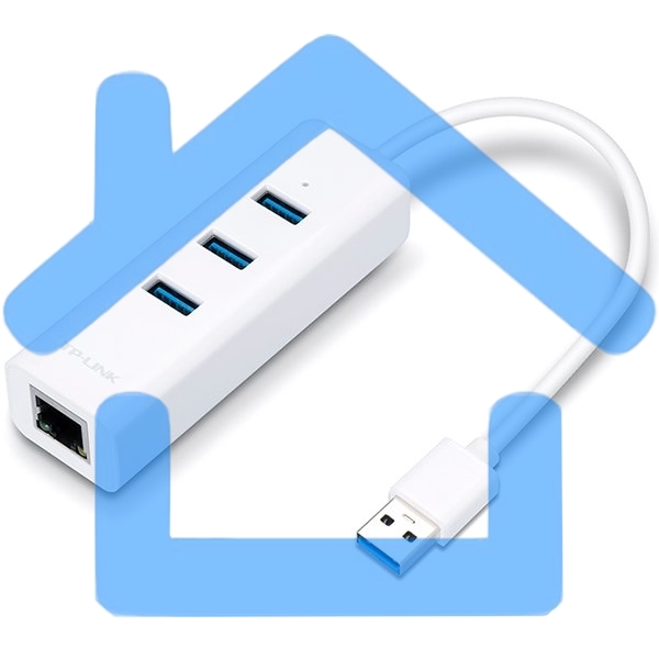 Сетевой адаптер Gigabit Ethernet TP-Link UE330 USB 3.0