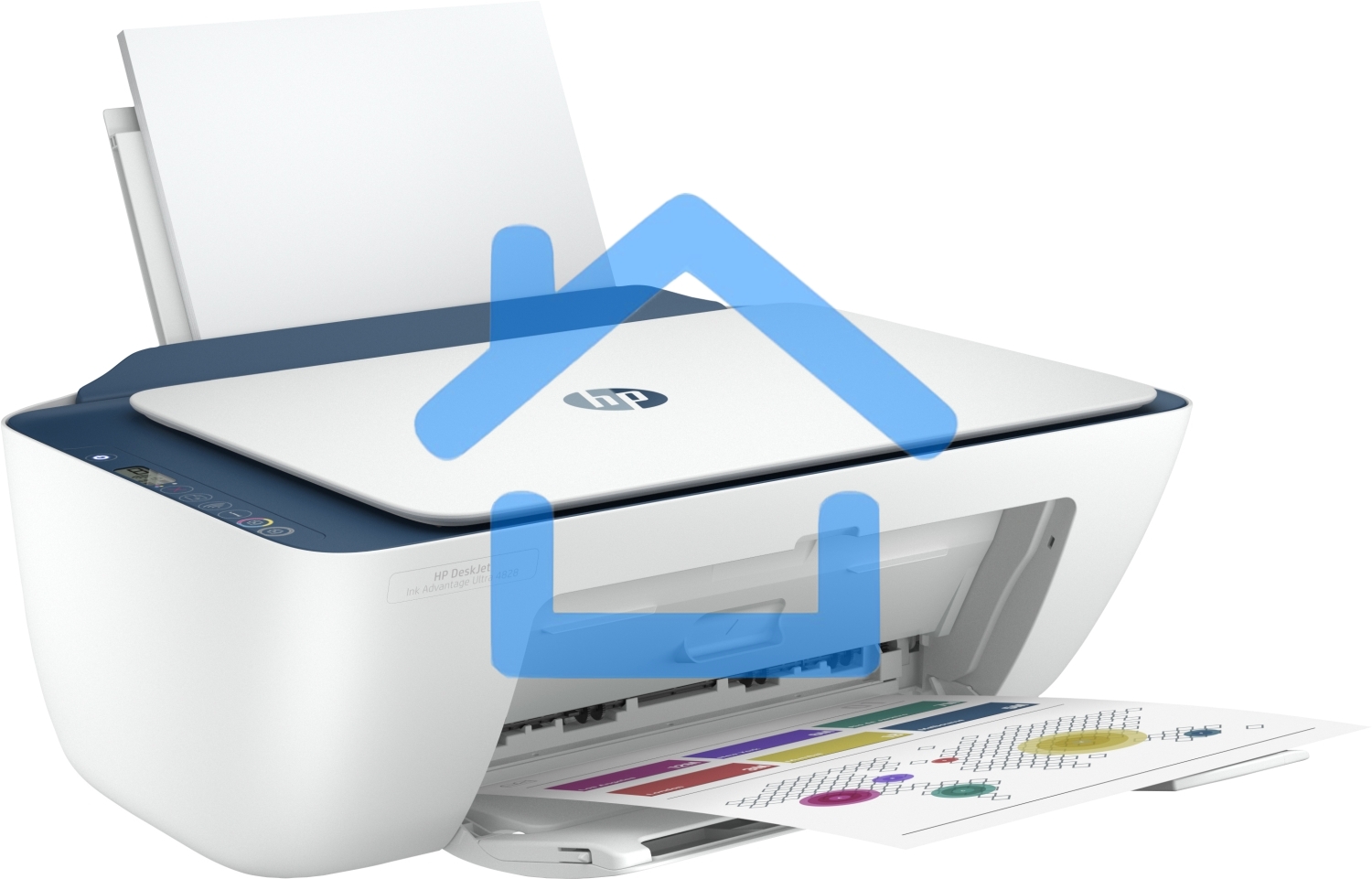МФУ струйное HP DeskJet Ink Advantage Ultra 4828 (25R76A), A4, цветной, печ. до 7.5 стр/мин. (ч/б) до 5.5 стр/мин. (цвет), 1200x1200dpi, USB, Wi-Fi, Air Print, Mopria