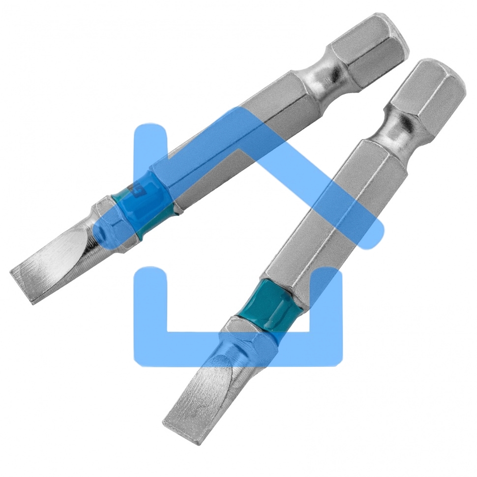 Набор бит GROSS SL5,0x50, сталь S2, 2шт 11376