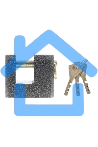 Замок навесной СИБРТЕХ ЗН2-3,70 мм 91605