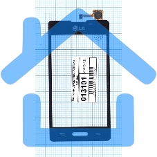Сенсорное стекло (тачскрин) для LG Optimus L5 II E450 E460, черное