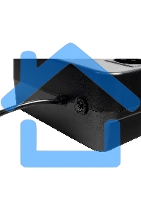 Источник бесперебойного питания SMARTWATT UPS SAFE PRO 1000 черный 1000/600 ВА/Вт, линейно-интерактивный, напольный/настенный, LED индикация, Shuko CEE7/4 - 8 шт. (4 шт. с резервным питанием, 4 шт. - сетевой фильтр)