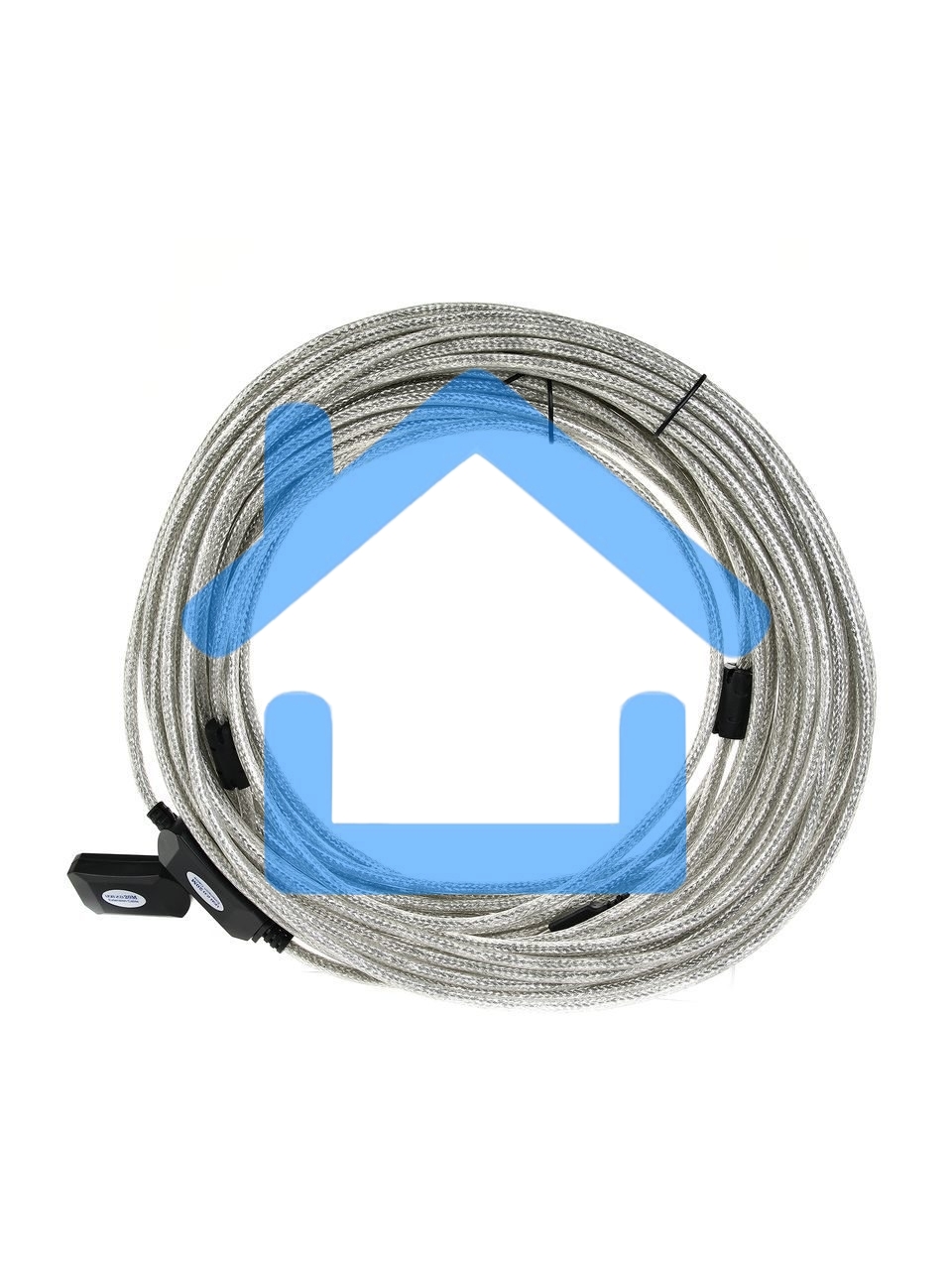 Кабель-адаптер Aopen/Qust USB2.0-repeater, удлинительный активный <Am-->Af> 20м (ACU823-20M) 6938510851345
