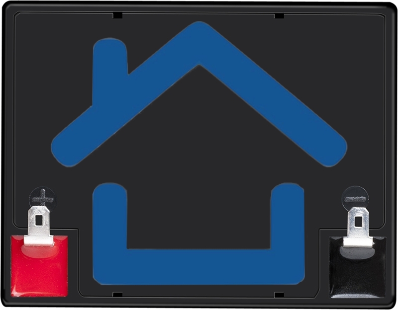 Батарея ExeGate EP211732RUS HR 12-5/EXG1250 (12V 5Ah 1221W), клеммы F2