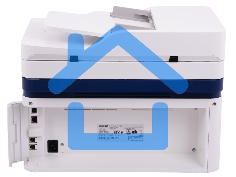 МФУ лазерное Xerox WorkCentre 3025NI (WC3025NI#), A4, ч/б, печ. до 20 стр/мин., скан. до 17 стр/мин., 1200 x 1200 dpi (печать) 600 x 600 dpi (скан.), Wi-Fi, Ethernet, USB