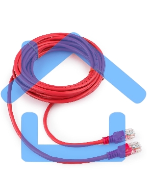 Патч-корд UTP Cablexpert кат.5e, 5м, литой, многожильный (розовый)