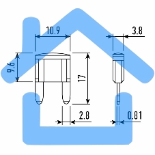 Предохранитель автомобильный 