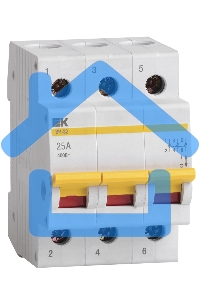 Выключатель нагрузки ВН-32 25А/3П ИЭК MNV10-3-025