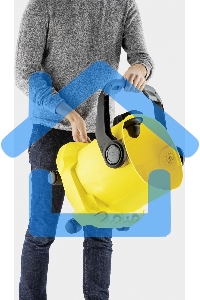 Строительный пылесос Karcher WD 5 V-25/5/22 желтый, 1100 Вт, уборка сухая/сбор воды, пылесборник мешок/контейнер, 25 л