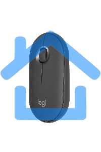 Мышь беспроводная Logitech Pebble M350 графитовый, 1000 dpi, радиоканал, Bluetooth, USB, кнопки - 3