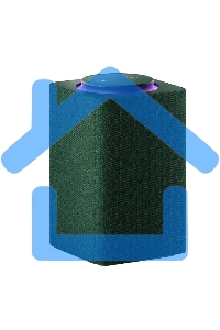 Умная колонка Яндекс Станция Макс, Zigbee, 65Вт, с голосовым ассистентом Алиса на YaGPT, зеленый (YNDX-00053Z)