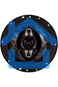 Колонки автомобильные Kicx SA 165 150Вт 92дБ 4Ом 16.5см (6 1/2дюйм) (ком.:2кол.) коаксиальные четырехполосные