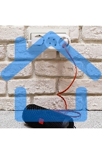 Двойник электрический 16 А с заземлением белый Rexant