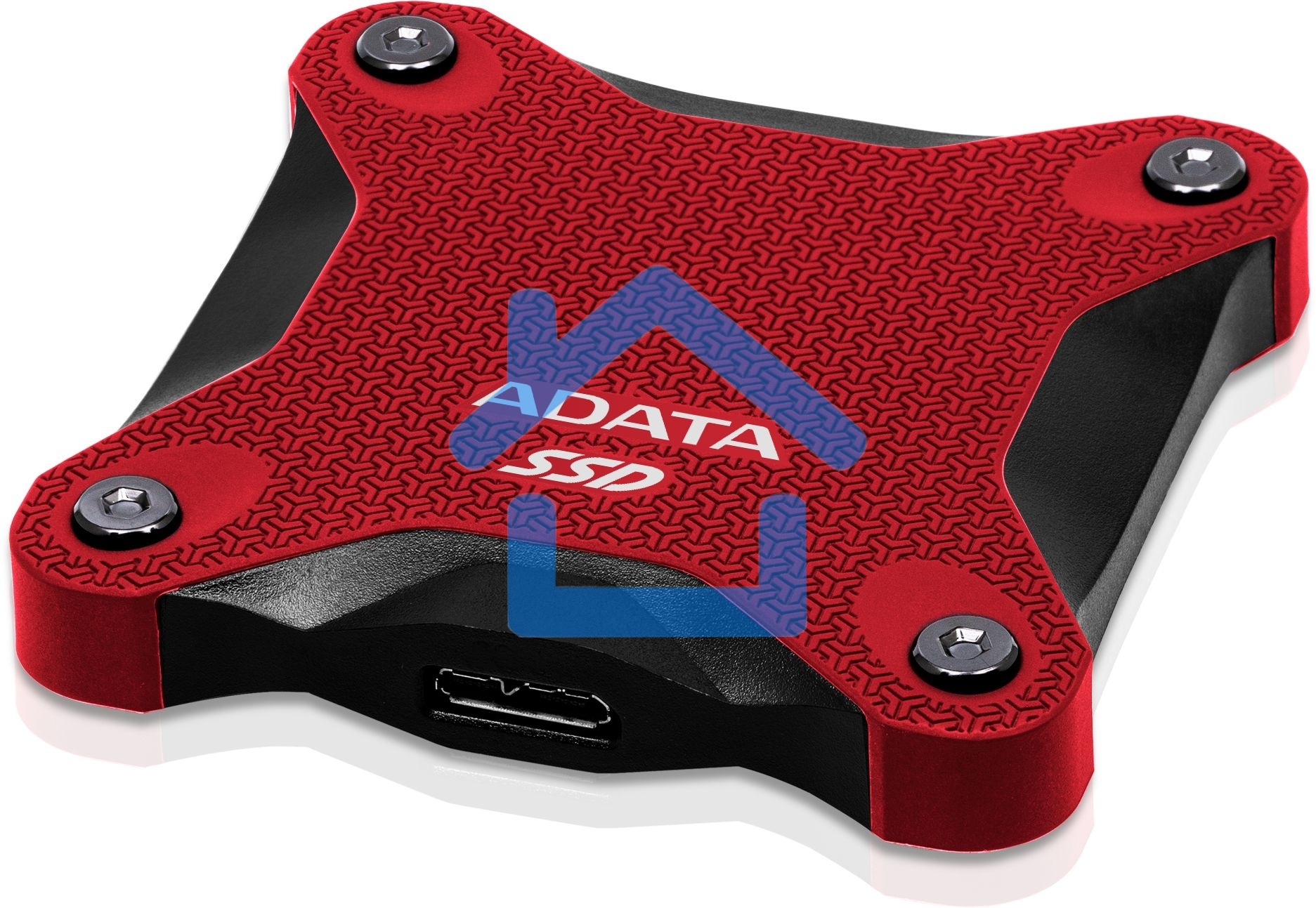 Внешний накопитель SSD   1Tb A-DATA SD620, External, USB 3.2, [R/W -550/500 MB/s] красный