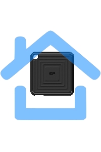 Твердотельный диск 1TB Silicon Power PC60, External, USB 3.2 Type-C R/W - 540/500 Mb/s черный