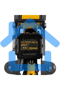 Домкрат гидравлический подкатной с фиксатором Denzel 2,5 т,85-385 мм, в пласт. кейсе