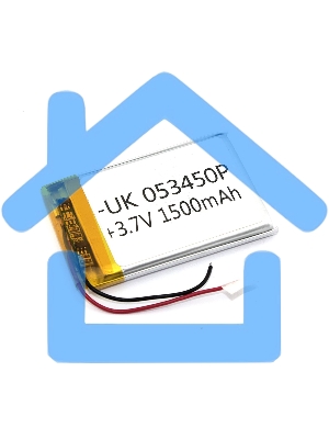 Портативный аккумулятор Li-Pol (батарея) 5*34*50мм 2pin 3.7V/1500mAh