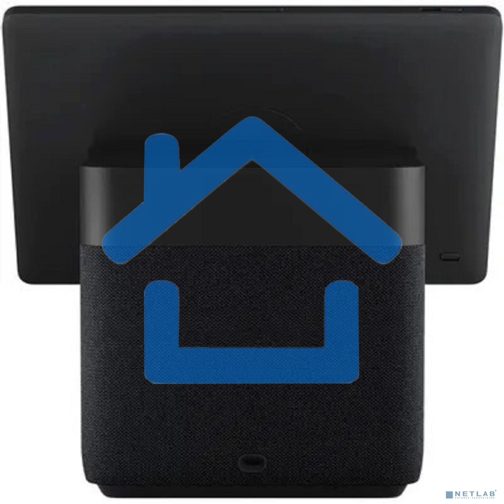 Умная колонка с дисплеем Яндекс Станция Дуо Макс, Zigbee, 60Вт, с голосовым ассистентом Алиса на YaGPT, черный (YNDX-00055BLK)