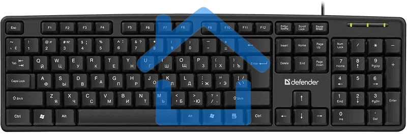 Клавиатура Defender Element HB-520 проводная, USB, черный