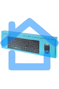 Беспроводной комплект клавиатура + мышь Oklick 230M черный 2.4ГГц Nano Receiver USB