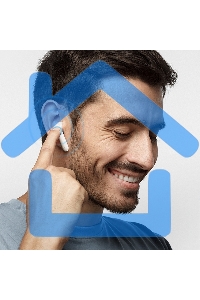 Наушники SoundPEATS TWS TrueAir QCC3020 Bluetooth 5.0 600мА·ч d14.2мм IPX5 белый