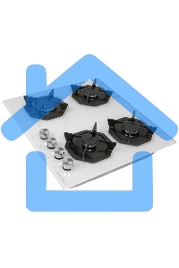 Газовая варочная панель Maunfeld EGHG.64.2CW/G белый