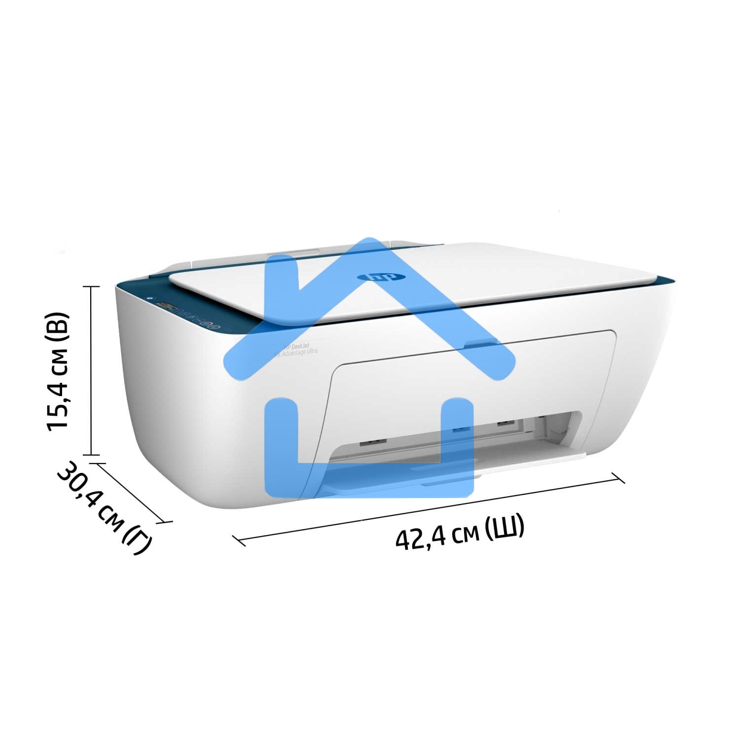 МФУ струйное HP DeskJet Ink Advantage Ultra 4828 (25R76A), A4, цветной, печ. до 7.5 стр/мин. (ч/б) до 5.5 стр/мин. (цвет), 1200x1200dpi, USB, Wi-Fi, Air Print, Mopria