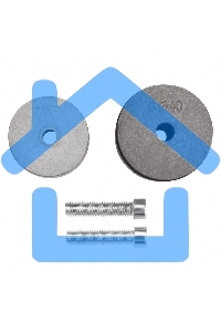 Насадки с тефлоновым покрытием к аппарату для сварки полипропилен. труб, 32,40 мм Kronwerk