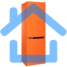 Холодильник Nordfrost NRB 162NF OR оранжевый двухкамерный 205/105 л морозилка снизу