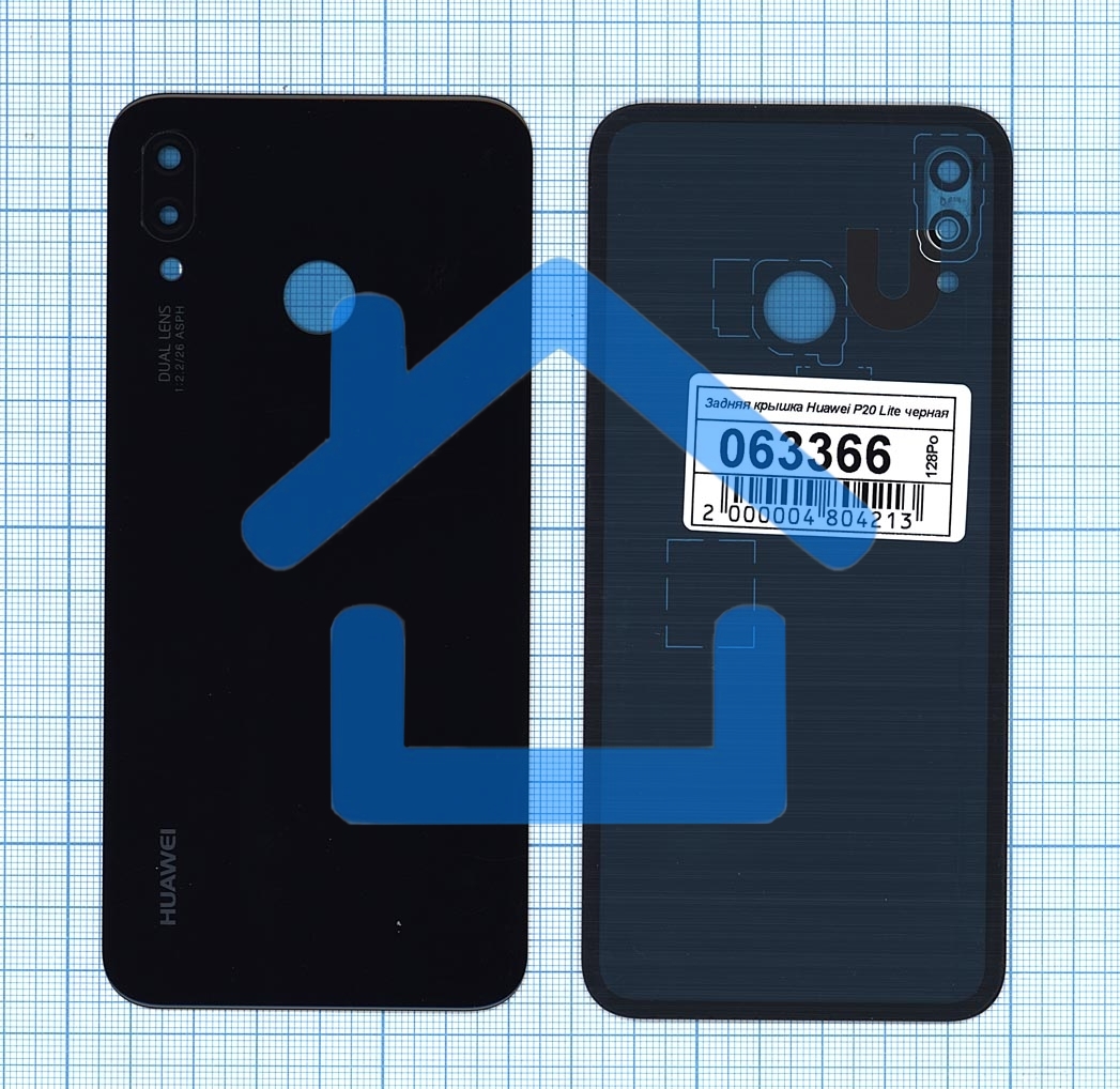 Задняя крышка для Huawei P20 Lite черный