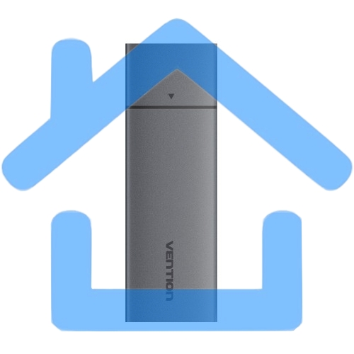 Корпус для SSD Vention USB 3.1 Gen 2-C M.2 NVMe Серый