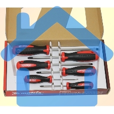 Набор отверток Matrix сталь s2 двухкомпонентные рукоятки 6шт