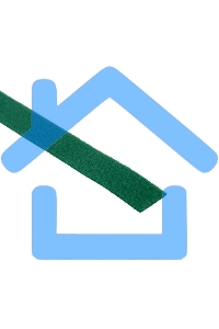 Лента-липучка многоразовая 5 м х 20 мм, зеленая (1 шт.) Rexant