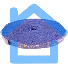 Хомут-липучка LANMASTER шириной 20 мм, 30 м, синий