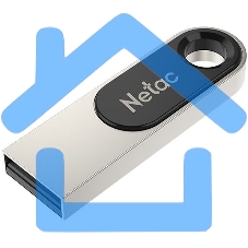 Флешка USB Netac U278 NT03U278N-016G-20PN, 16 Gb, USB 2.0, металлическая матовая