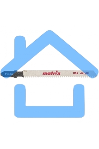 Полотна для электролобзика  Matrix по пластику, 3 72 x 2 мм