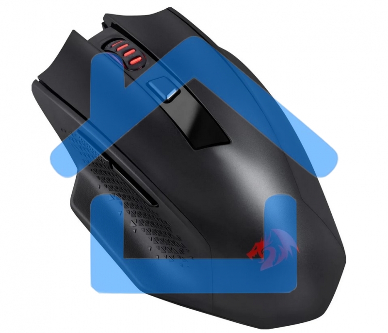 Мышь беспроводная REDRAGON Woki черный, 26000 dpi, радиоканал, Bluetooth, USB, кнопки - 6