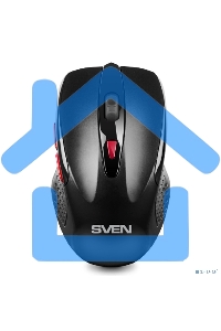 Мышь беспроводная SVEN RX-450W черный, 3200 dpi, радиоканал, USB, кнопки - 6