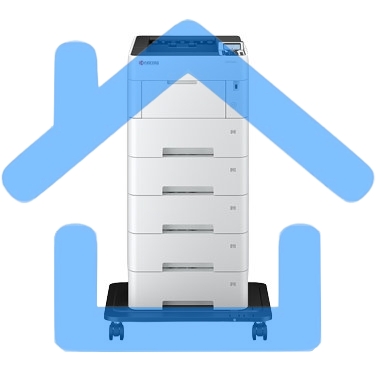 Принтер лазерный Kyocera Ecosys PA6000x (110C0T3NL0), A4, ч/б, печ. до 60 стр/мин., 1200 x 1200 dpi, USB, RJ-45, Air Print, Mopria