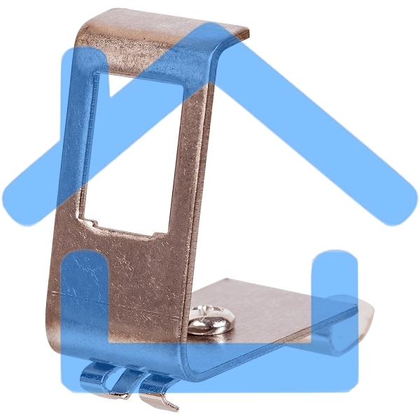 Рамка на DIN-рейку для установки модуля типа Keystone, металлическая Lanmaster