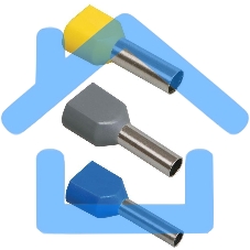 Наконечник-гильза изол. НГИ2 1.0-10 жел. (уп.100шт) ИЭК UTE10-D2-3-100