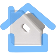 Заглушка торцевая для профиля PAL 1919 сквозная JazzWay 1009791