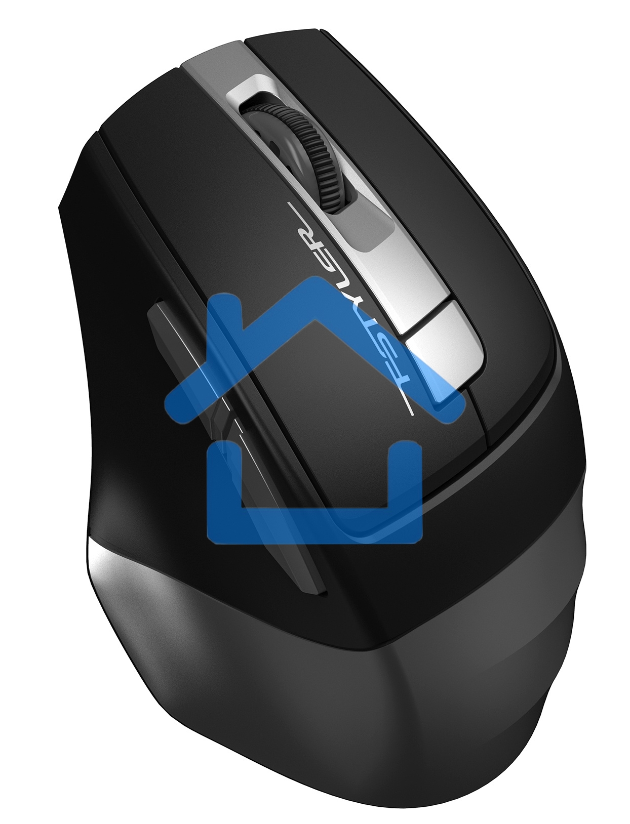 Мышь беспроводная A4Tech Fstyler FG35 серый/черный, 2000 dpi, радиоканал, USB, кнопки - 6