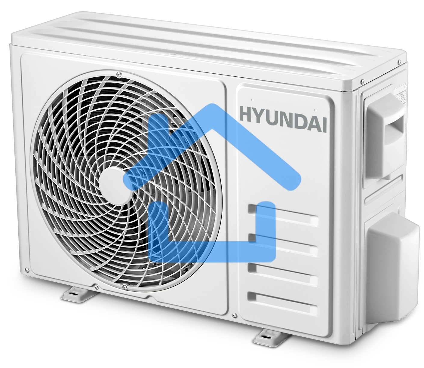 Кондиционер сплит-система Hyundai HAC-24/T-PRO 24000 BTU, 70 м², 31/47 дБ, охлаждение, обогрев, осушение, белый