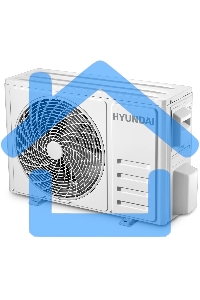 Кондиционер сплит-система Hyundai HAC-24/T-PRO 24000 BTU, 70 м², 31/47 дБ, охлаждение, обогрев, осушение, белый