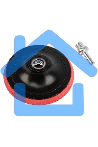 Насадка для дрели и УШМ с липучкой, 115 мм, с адаптером c М14 на d8 Сибртех