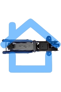 Домкрат STELS 51129гидравлический подкатной 2 тонны low profile 80-380мм