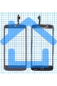 Сенсорное стекло (тачскрин) для ZTE Blade A310, серое