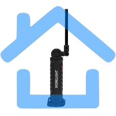 Фонарь многофункциональный с магнитом и клипсой, большой Rexant