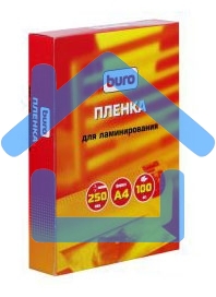 Пленка для ламинирования Buro 75мкм A4 (100шт) глянцевая 216x303мм BU-4LP75